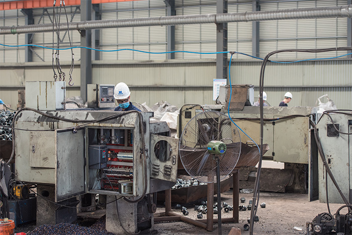 攀枝花网架配件-锥头加工车间