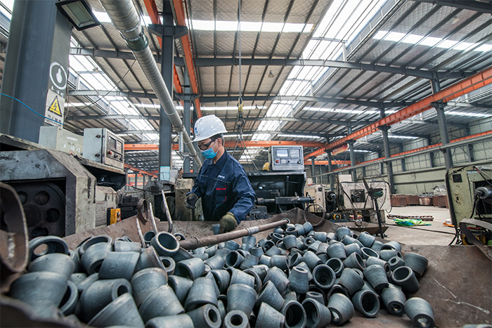 攀枝花网架配件-锥头加工车间